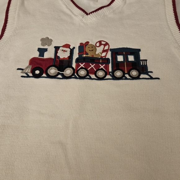 Gymboree Kids Christmas Sweater Vest - Picture 2 of 3